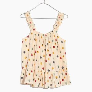 Madewell Cami Top in Metallic-Striped Confetti 6